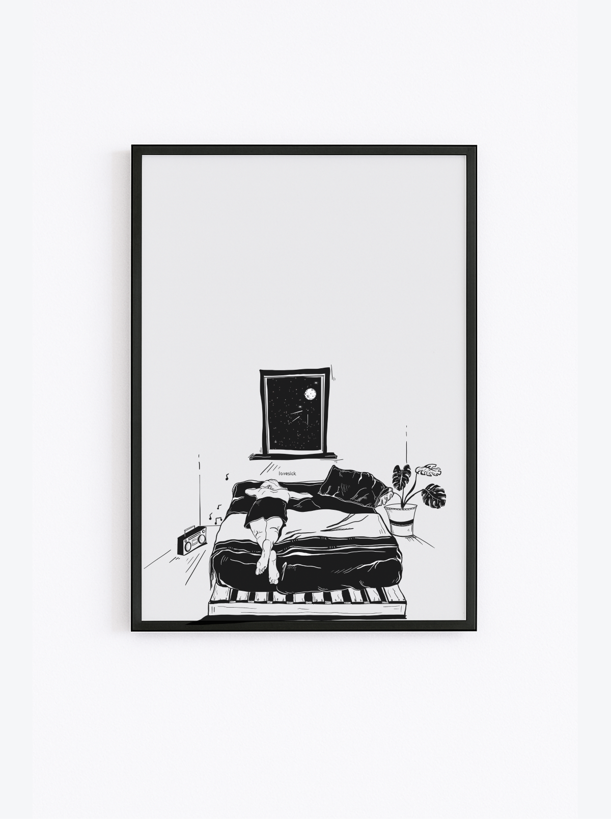 Lovesick – Lesbian Breakup Healing Fine Art Print