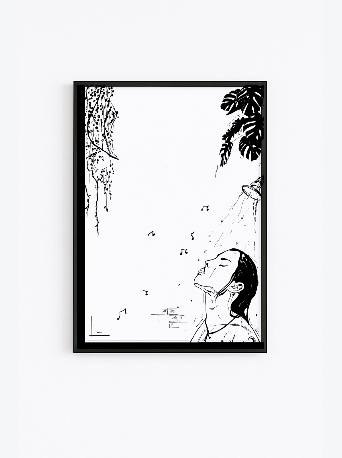 Shower Thoughts – Bathroom Fine Art Print