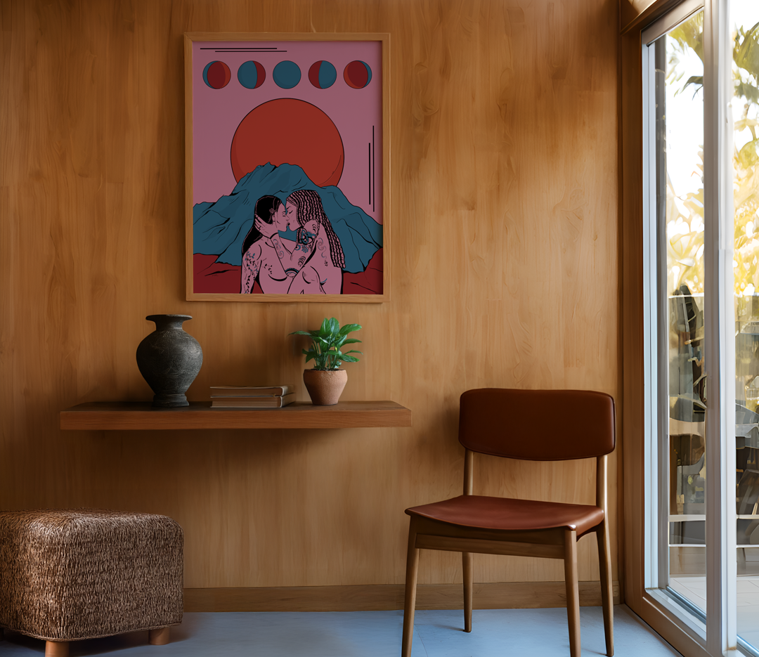 From Bedroom to Bathroom: The Best Lesbian Art Prints for Every Room in the House