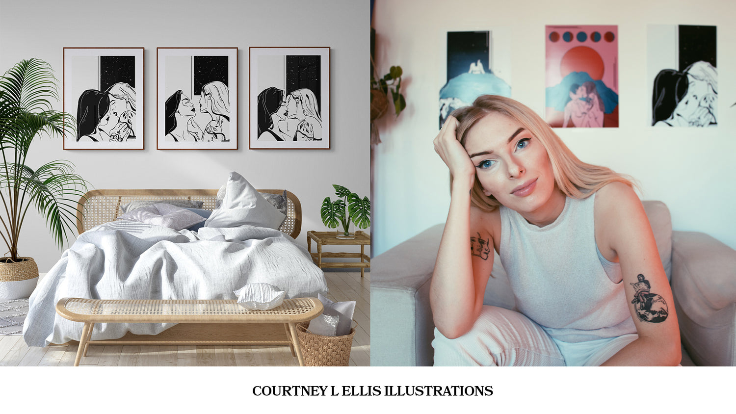 Lesbian artist Courtney L Ellis Illustrations