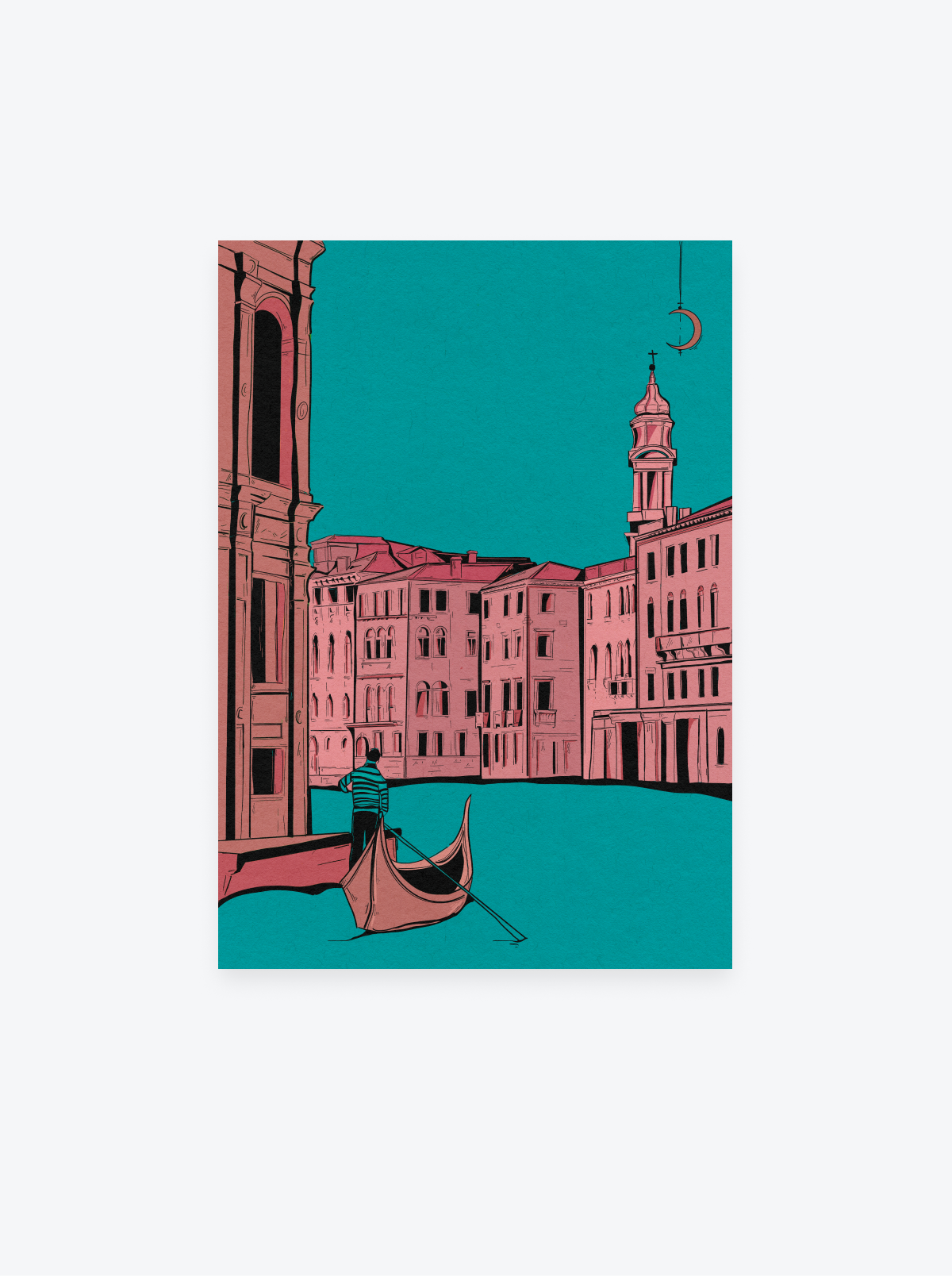 Italian Vibes – Venice Queer Cityscape Fine Art Print