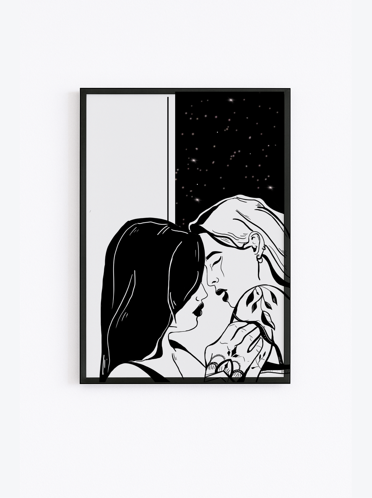 Kiss Series – 3 x Lesbian Kiss Fine Art Giclée Prints