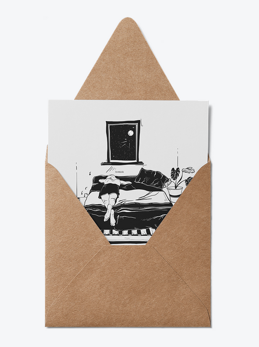 Lesbian Greeting Card – Lovesick Heartbreak