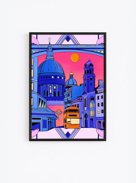 London Heat – Queer London Cityscape Fine Art Print