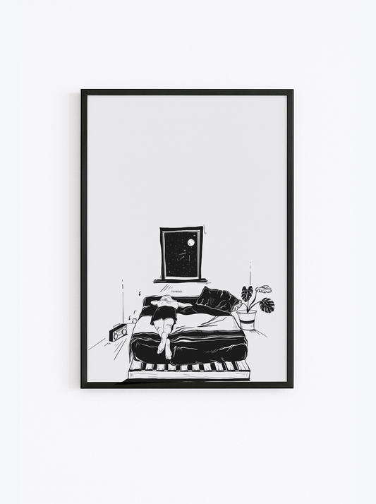 Lovesick – Lesbian Breakup Healing Fine Art Print