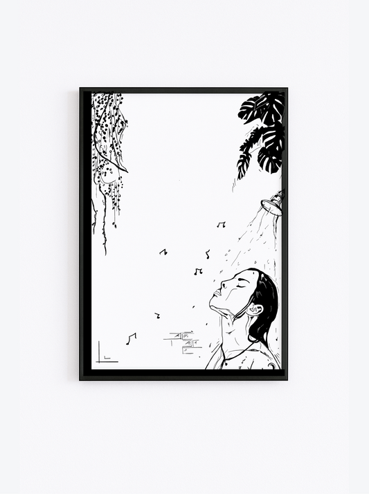 Shower Thoughts – Bathroom Fine Art Print