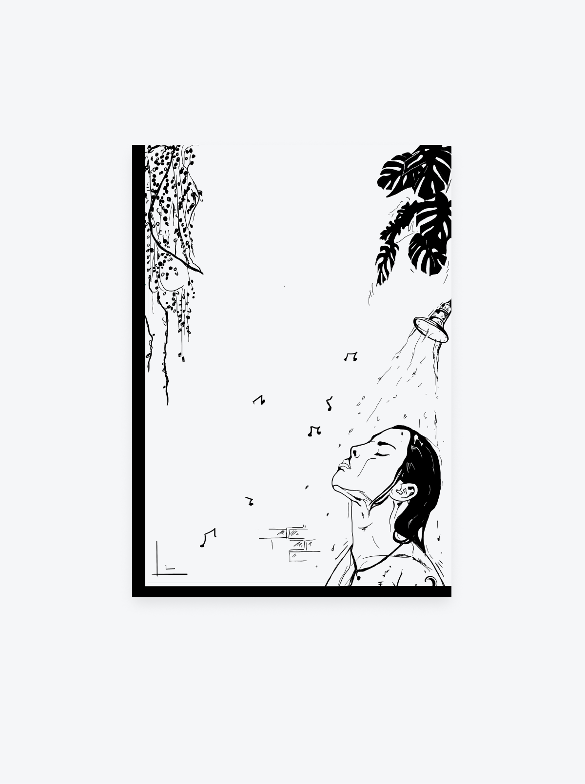 Shower Thoughts – Bathroom Fine Art Print
