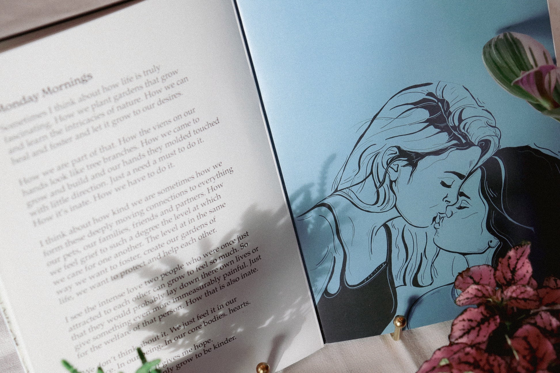 Lesbian and womens poetry book illustrated and witted by Courtney L Ellis Illustrations. LGBTQ+ Poetry about breakups love poems for him or her meaningful and soulful poetry advice finding your path words of wisdom