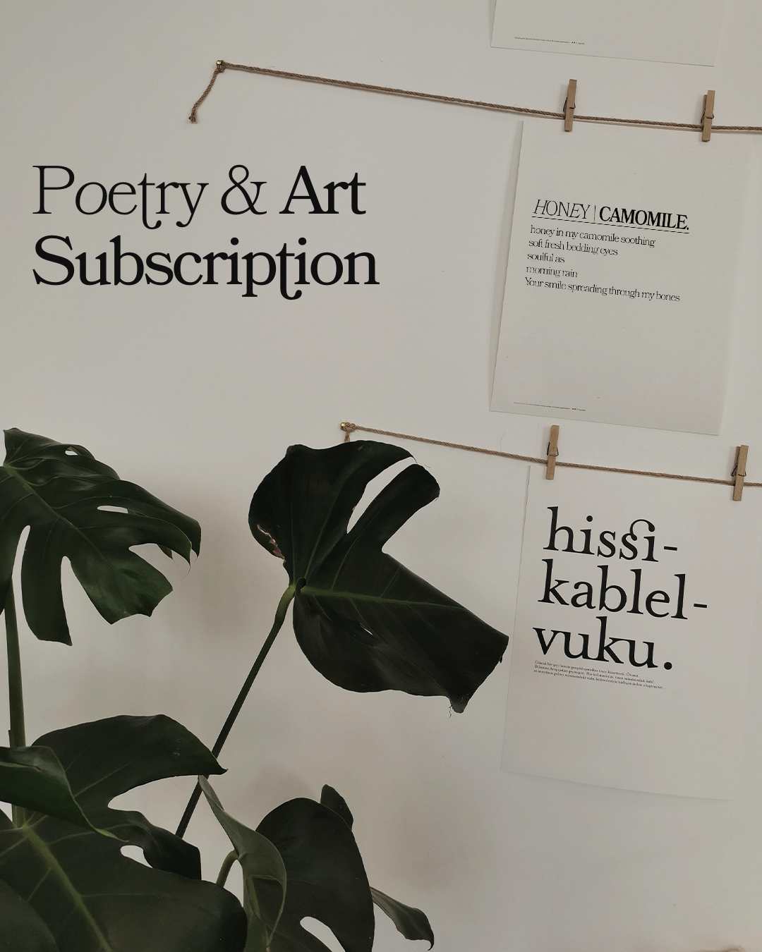Poetry and Art Subscription